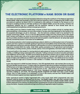 The Electronic Platform e Nam: Boon Or Bane